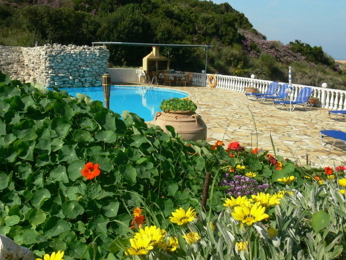 Angela Apartments Pool Gardens And Sea Views Агиос Стефанос Экстерьер фото